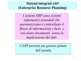 Sistemi integrati ERP