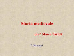 Storia medievale - 7. gli eretici