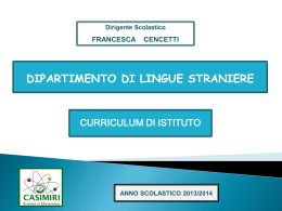 curriculo di istituto lingue straniere_2013_2014