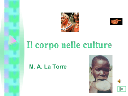 Il Corpo nelle culture