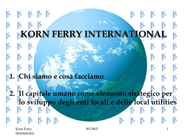 Il contributo di Korn Ferry International alla III Assemblea Nazionale