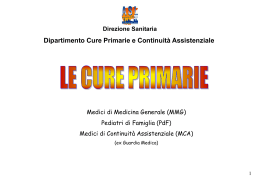 slide cure primarie 2 - Azienda Sanitaria Locale della Provincia