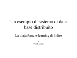 Presentazione Indire - Dipartimento di Ingegneria dell