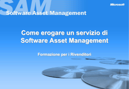 Microsoft Partner Training: Software Asset Management