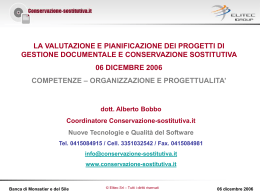 IL DOCUMENTO - Conservazione Sostitutiva