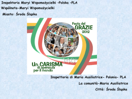 Inspektoria Maryi Wspomożycielki - Istituto Figlie di Maria Ausiliatrice