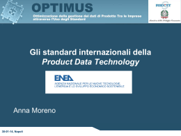 Gli standard internazionali della Product Data Technology