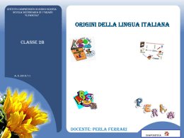 Origini della lingua italiana