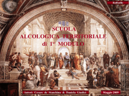 1° Introduzione - Alcol, Problemi alcolcorrelati ed ecologia sociale