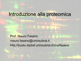 proteomica1 - Uninsubria
