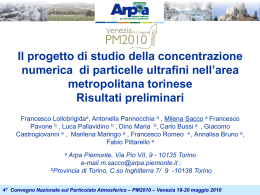 Studio completo - Citt&agrave; Metropolitana di Torino