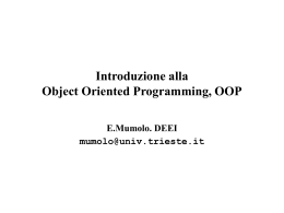 oop - UniNa STiDuE