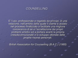 COUNSELLING