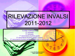 Prove Invalsi a.s. 2011/12