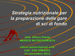 Strategia nutrizionale