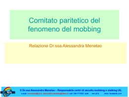 Mobbing - 2 giornate di studio