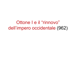 Ottone il Grande e il rinnovamento dell`impero