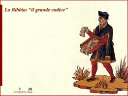 La Bibbia il grande codice