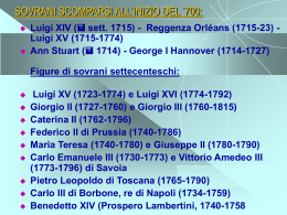 Istituzioni e politica nell`Europa del 700