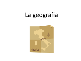 La geografia