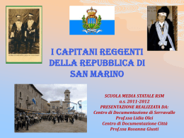 I Capitani Reggenti - Portale per l`educazione