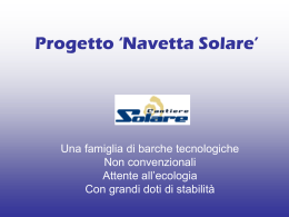 Progetto `Navetta Solare`
