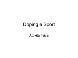Doping e Sport