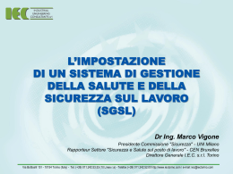 Sistemi di gestione - Ing Vigone
