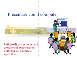 Presentare con il computer - Risorse software IC Rovereto Sud