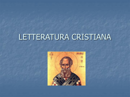 LETTERATURA CRISTIANA
