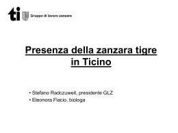 Gruppo di lavoro zanzare - Repubblica e Cantone Ticino