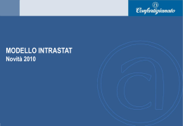 Slides Modello Intrastat