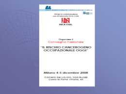 Il riconoscimento assicurativo dei tumori professionali in Italia e in