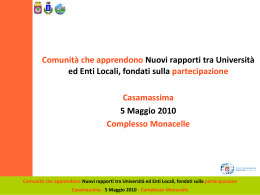 5 Maggio 2010 - Complesso Monacelle