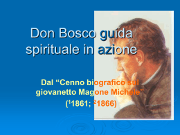Don Bosco guida spirituale in azione