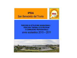 Diapositiva 1 - IPSIA - San Benedetto del Tronto