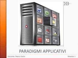 Paradigmi - Appunti di INFORMATICA