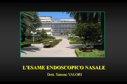 L`esame endoscopico nasale