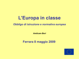 L`Europa in classe