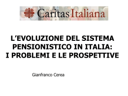 Evoluzione del sistema pensionistico in Italia: i