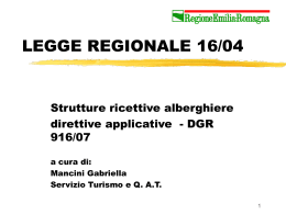 Strutture ricettive alberghiere