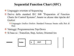 Linguaggio Sequential Function Chart (SFC) IEC 1131-3