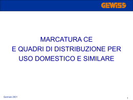 SISTEMA PRESTABILITO GEWISS