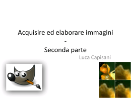 Acquisire ed elaborare immagini