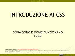 INTRODUZIONE AI CSS - Solo quello che ti interessa