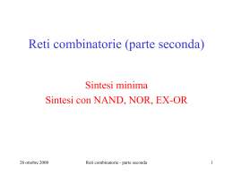 Lezione del 26/10 in vista della prima prova intermedia