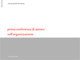 slides - Università Iuav di Venezia