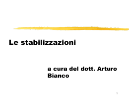 Stabilizzazioni (anno 2008)