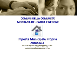 ABITAZIONE PRINCIPALE E RELATIVE PERTINENZE