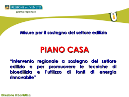 Presentazione NUOVA LEGGE PIANO CASA